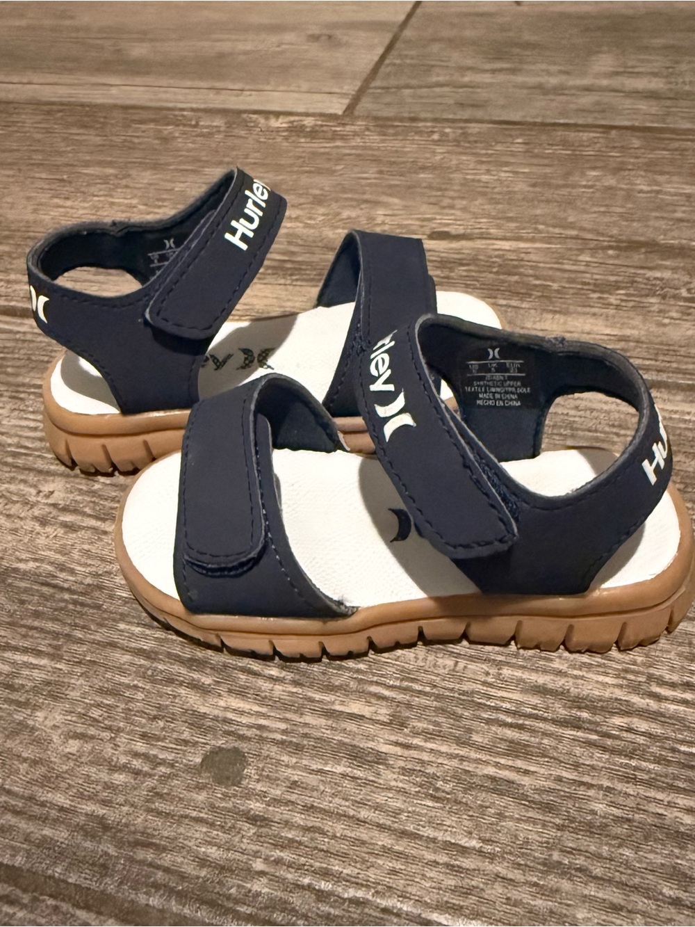 Hurley Toddler 6C Navy Sandals with Adjustable Straps
